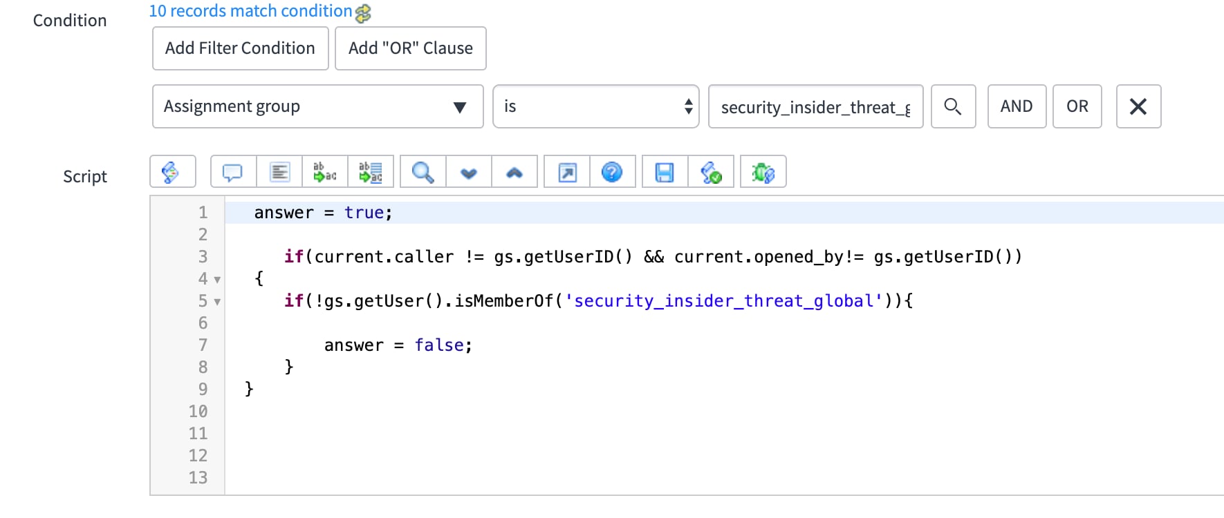 Read ACL not working ServiceNow Community
